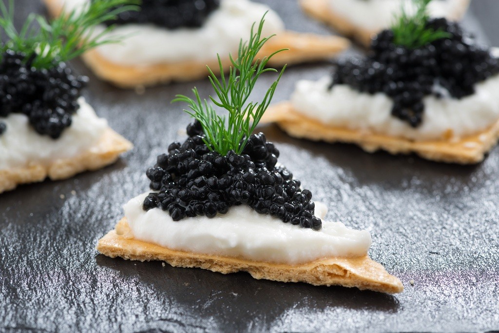 a caviar sourced from Iranian Beluga fish