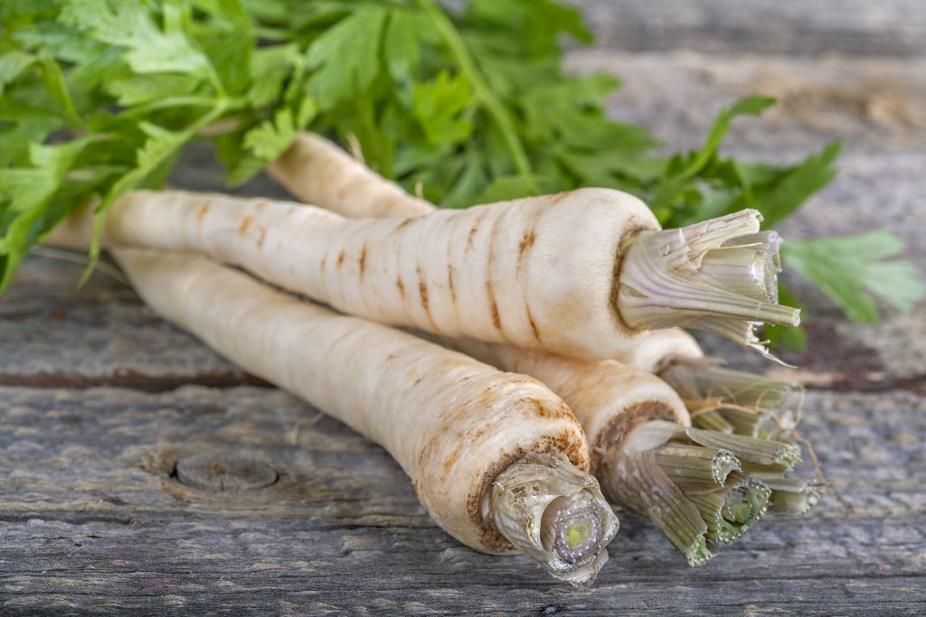 Parsnips on the table