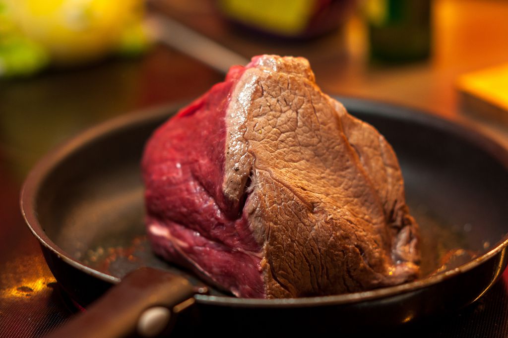 Beef Steak on the skillet