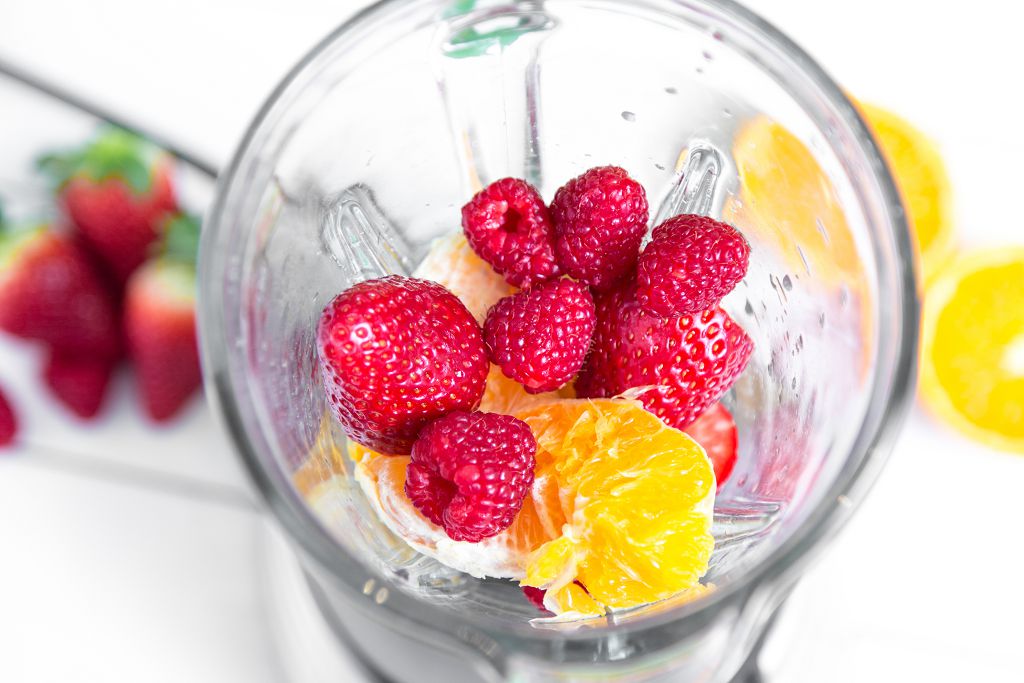 Fruits in A Quiet Blender