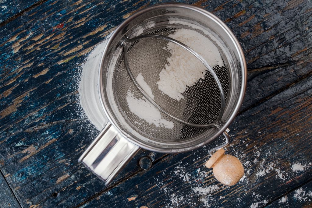 a flour sifter on the table