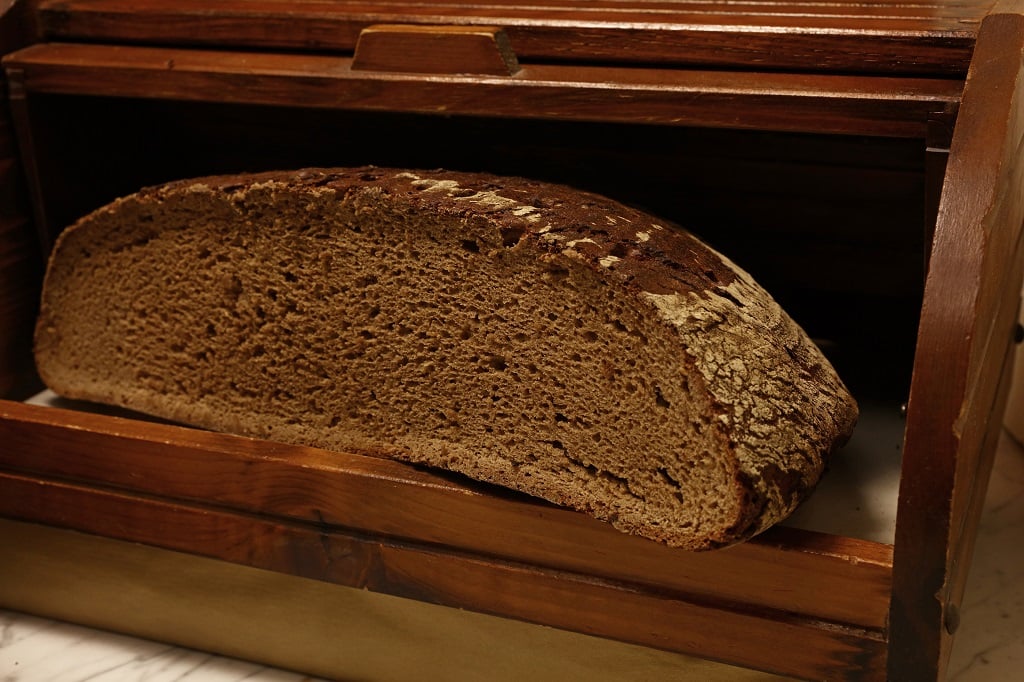 Black bread in the Bread Box