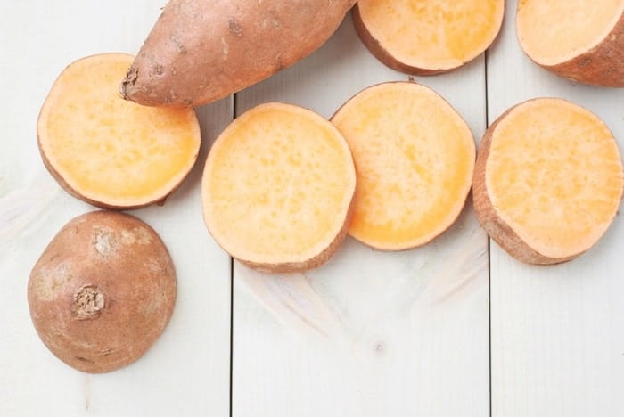 Nutritions of white sweet potatos