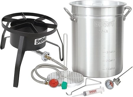 Bayou Classic 30 Quart Outdoor Turkey Fryer Kit