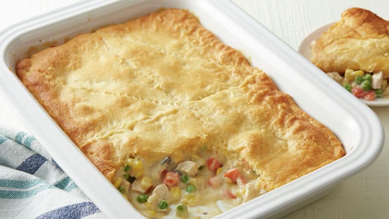 Oven Baking chicken pot pie