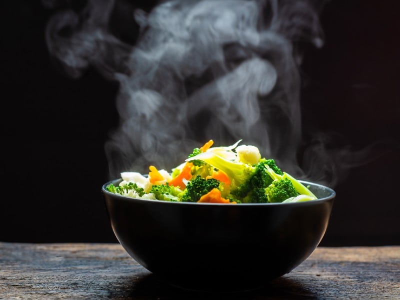 Steam Veggies in Rice Cooker