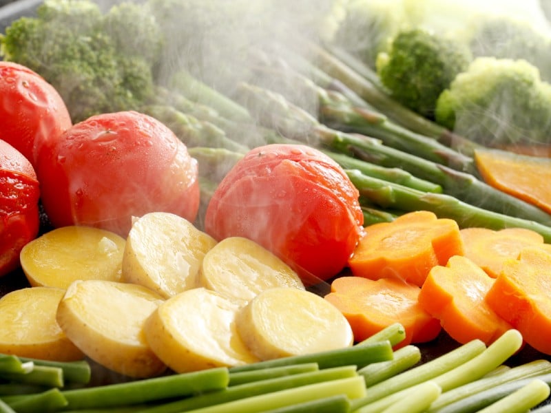 Steam Veggies in Rice Cooker