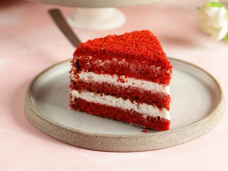 piece of red velvet